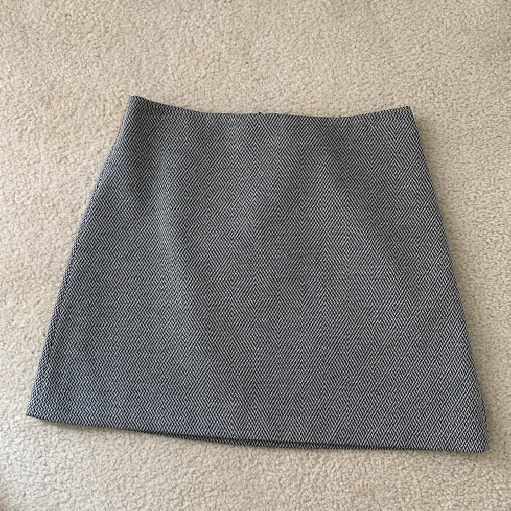 Theory Herringbone Mini Skirt